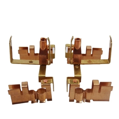Electrical Contact Plug Sheet Metal Stamping Part Travel Universal Socket Brass Parts